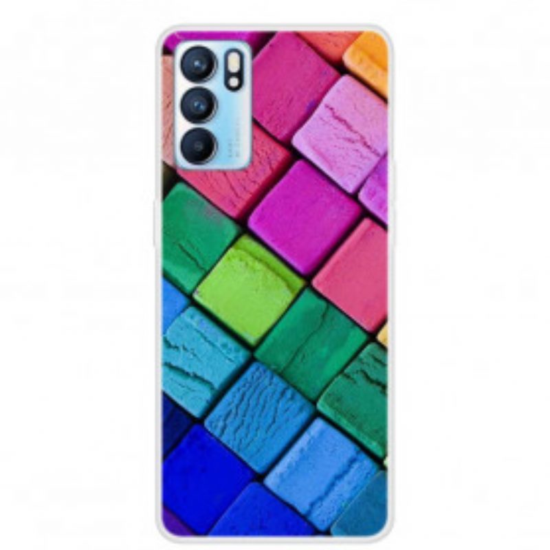 Cover Oppo Reno 6 5G Cubi Colorati