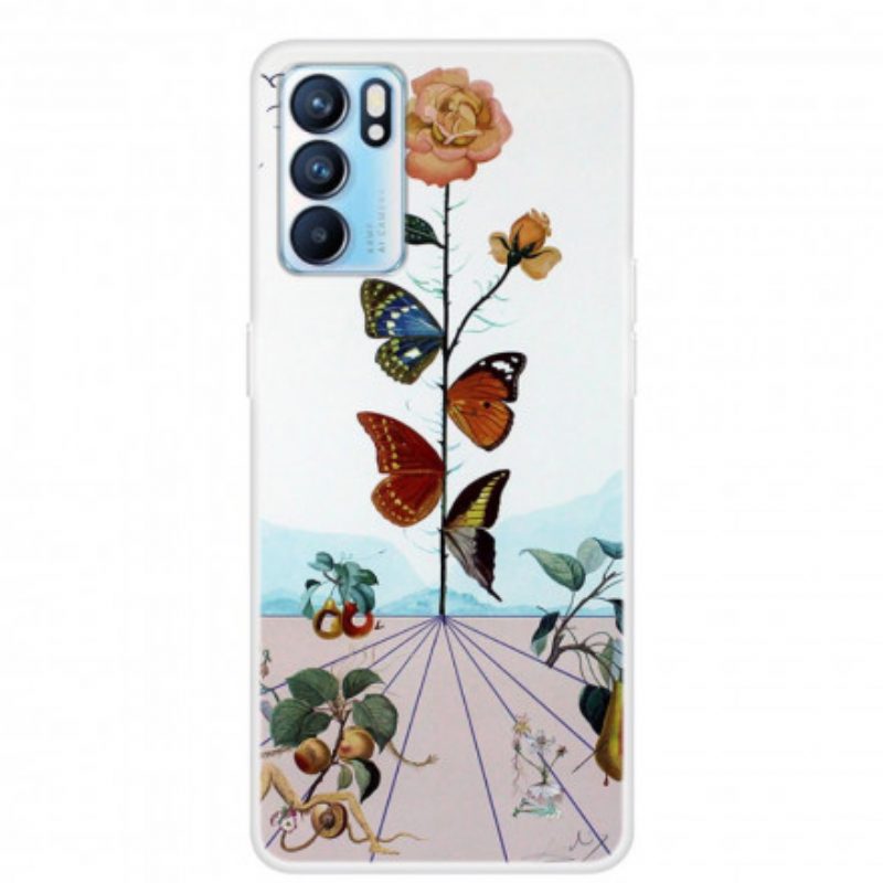 Cover Oppo Reno 6 5G Farfalle Della Natura