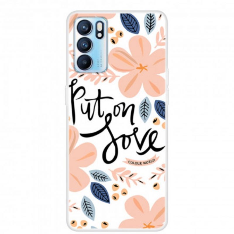 Cover Oppo Reno 6 5G Indossa Amore