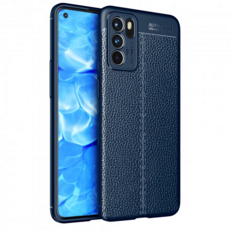 Cover Oppo Reno 6 5G Litchi Effetto Pelle