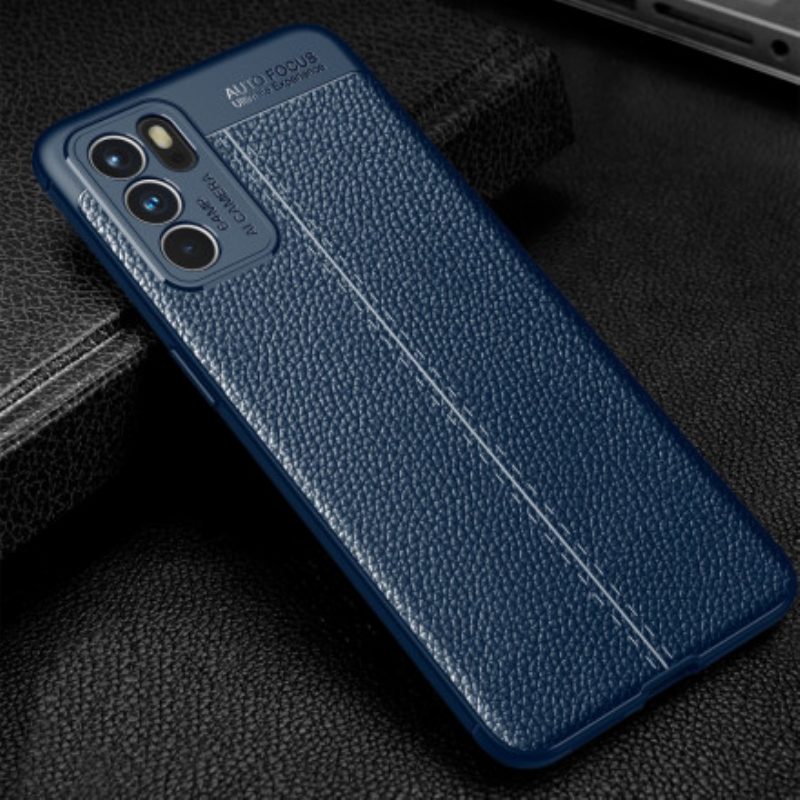 Cover Oppo Reno 6 5G Litchi Effetto Pelle