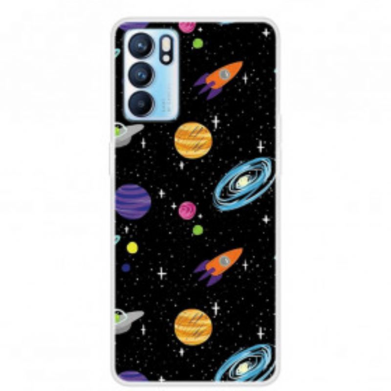 Cover Oppo Reno 6 5G Pianeta Galassia