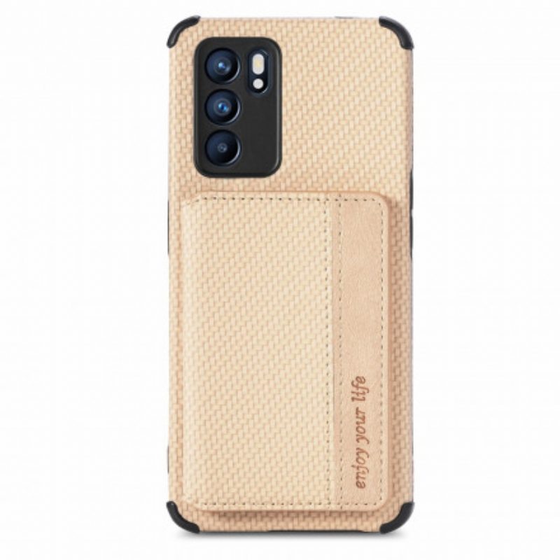 Cover Oppo Reno 6 5G Staffa Porta Carte Rfid