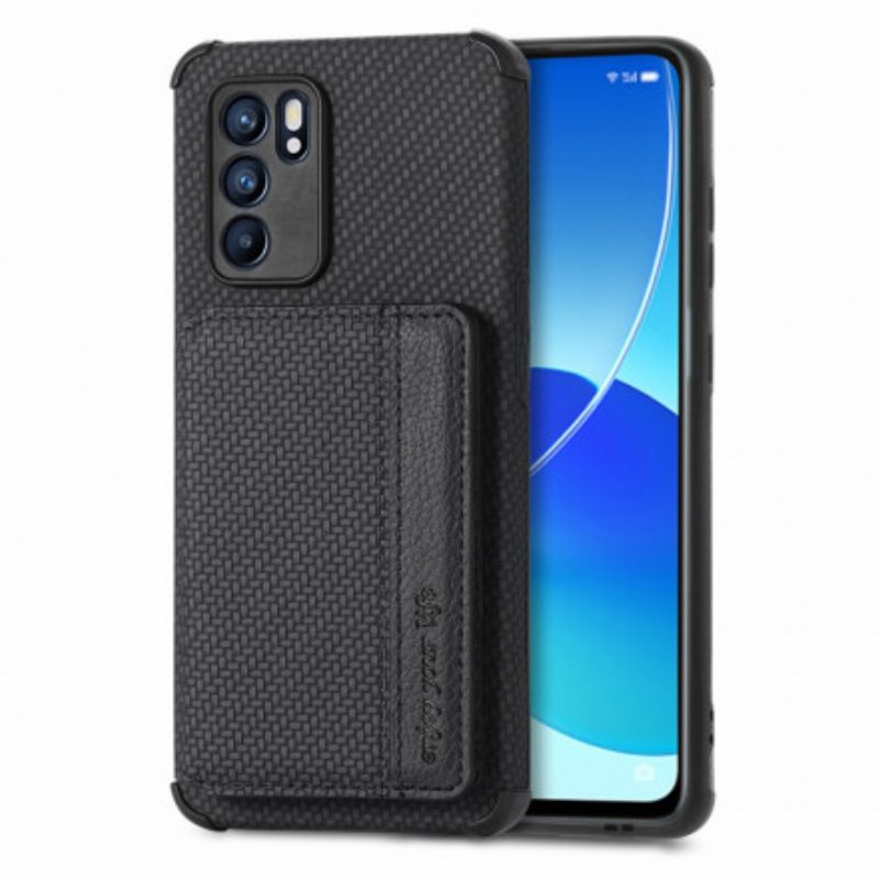 Cover Oppo Reno 6 5G Staffa Porta Carte Rfid