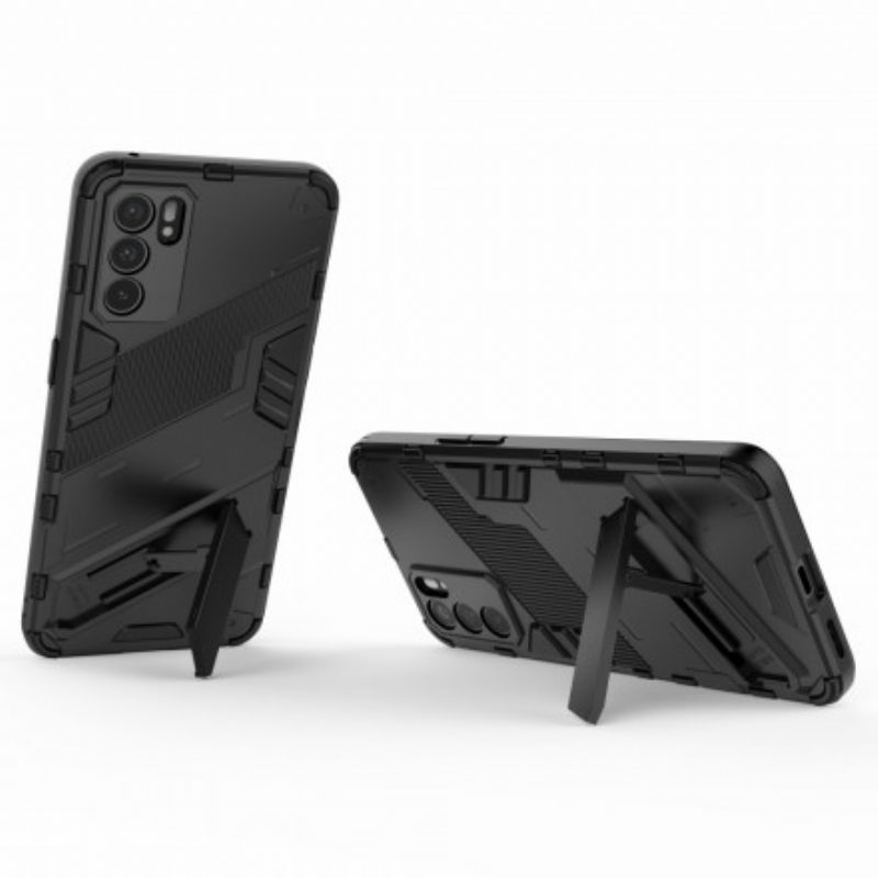 Cover Oppo Reno 6 5G Supporto Staccabile A Due Posizioni A Mani Libere