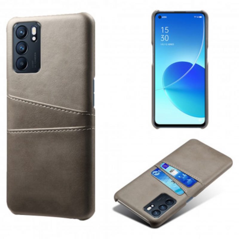 Cover Oppo Reno 6 5G Titolare Della Carta Ksq