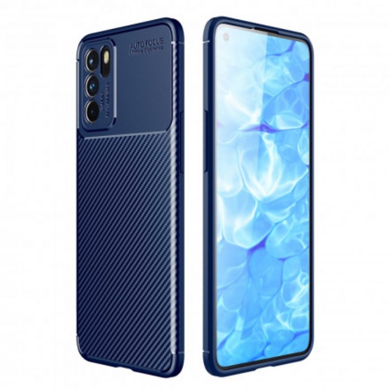 Cover Oppo Reno 6 5G Tubo In Fibra Di Carbonio