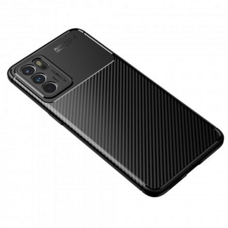 Cover Oppo Reno 6 5G Tubo In Fibra Di Carbonio