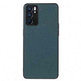 Cover Oppo Reno 6 5G Vera Pelle Di Litchi