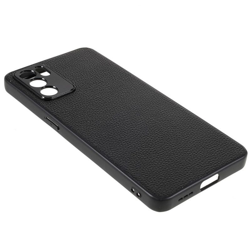 Cover Oppo Reno 6 5G Vera Pelle Di Litchi