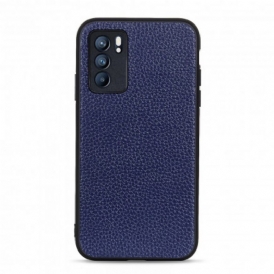 Cover Oppo Reno 6 5G Vera Pelle Di Litchi