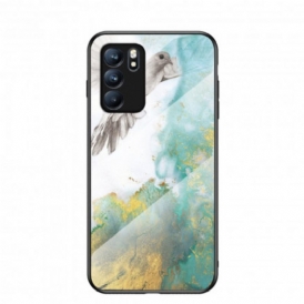 Cover Oppo Reno 6 5G Vetro Temperato Di Colori Premium