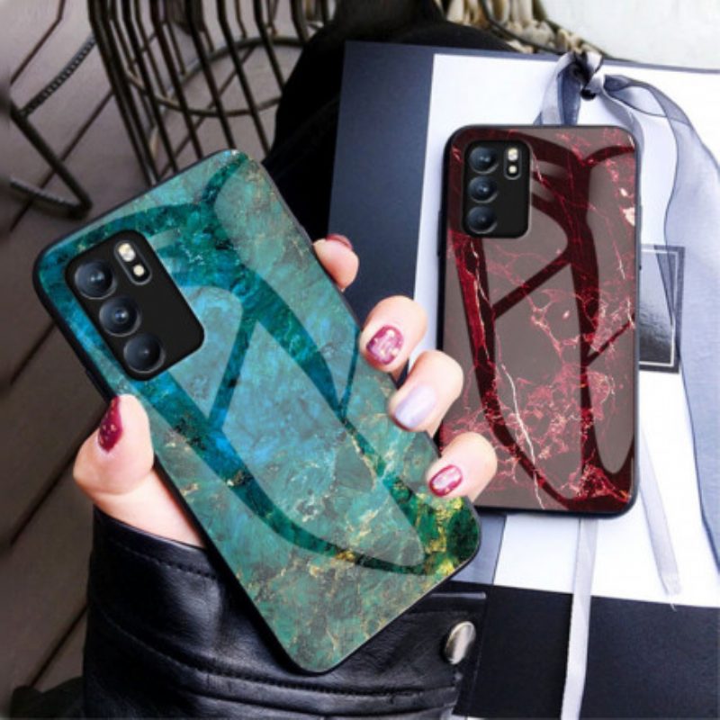 Cover Oppo Reno 6 5G Vetro Temperato Di Colori Premium