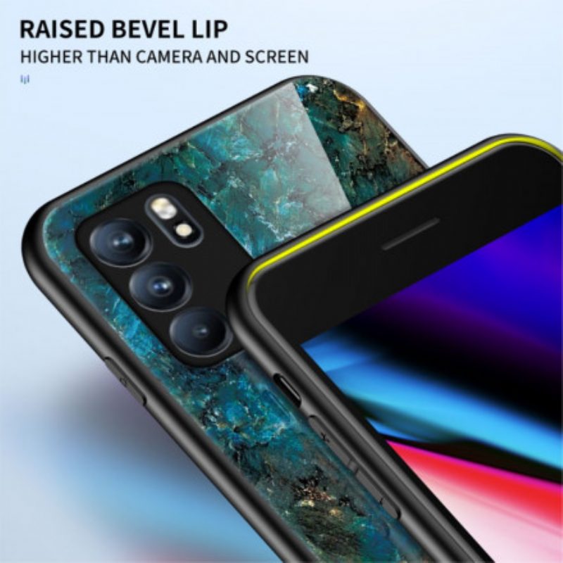 Cover Oppo Reno 6 5G Vetro Temperato Di Colori Premium