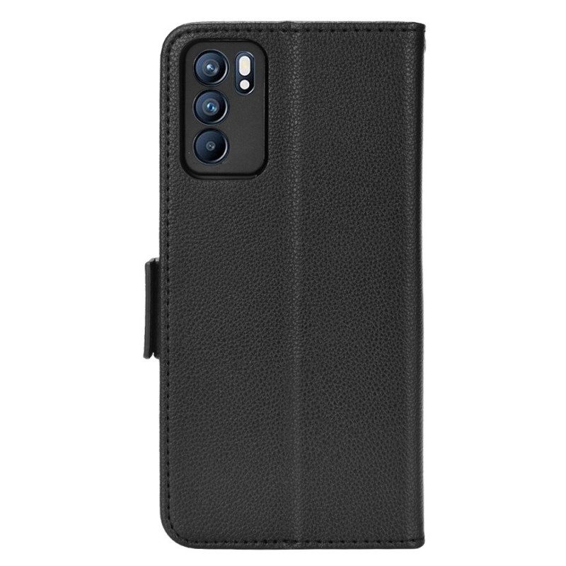 Custodia in pelle Oppo Reno 6 5G Folio Cover Flap Doppio Nuovi Colori