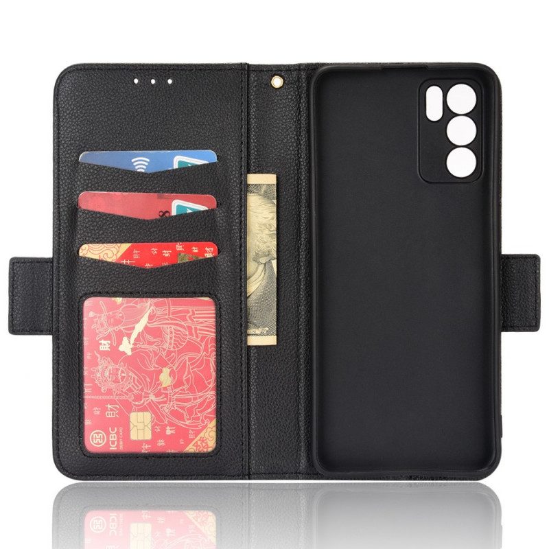 Custodia in pelle Oppo Reno 6 5G Folio Cover Flap Doppio Nuovi Colori