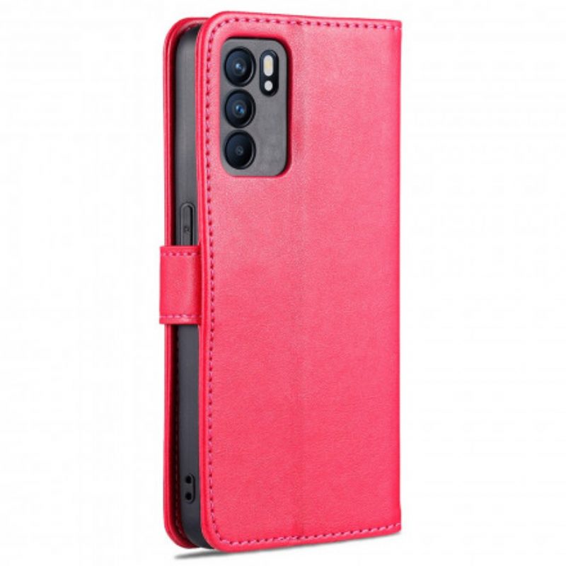 Folio Cover Oppo Reno 6 5G Azns Ecopelle