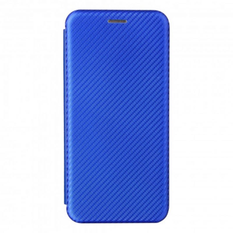 Folio Cover Oppo Reno 6 5G Custodia in pelle Silicone Colorato Al Carbonio