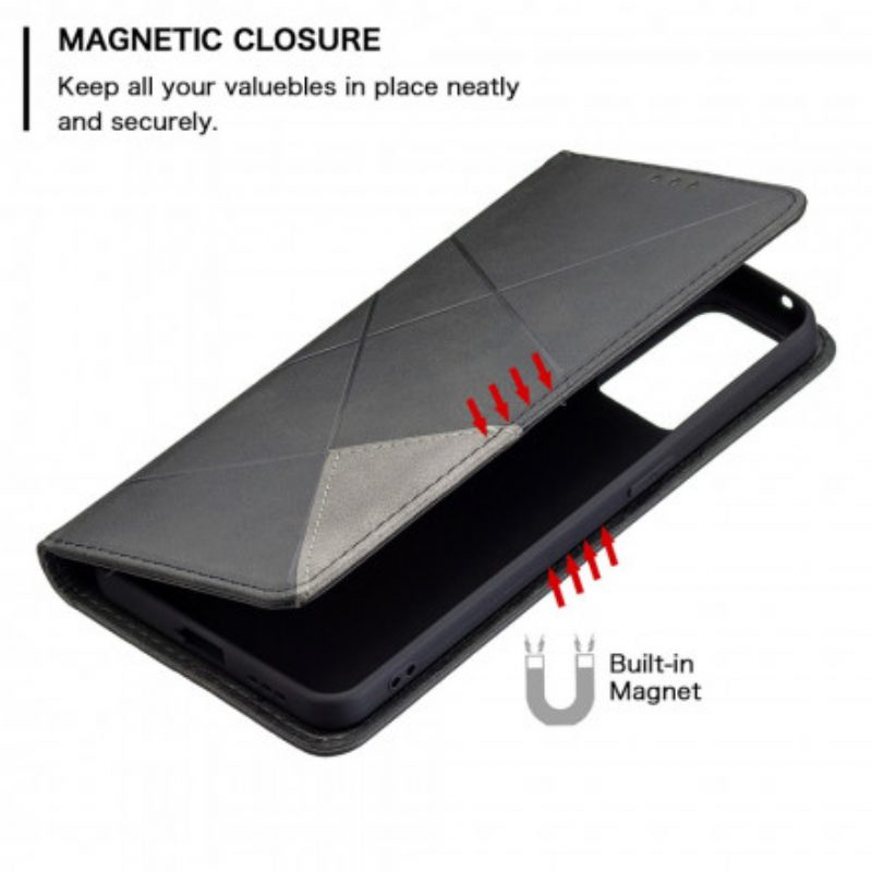 Folio Cover Oppo Reno 6 5G Custodia in pelle Stile D'artista