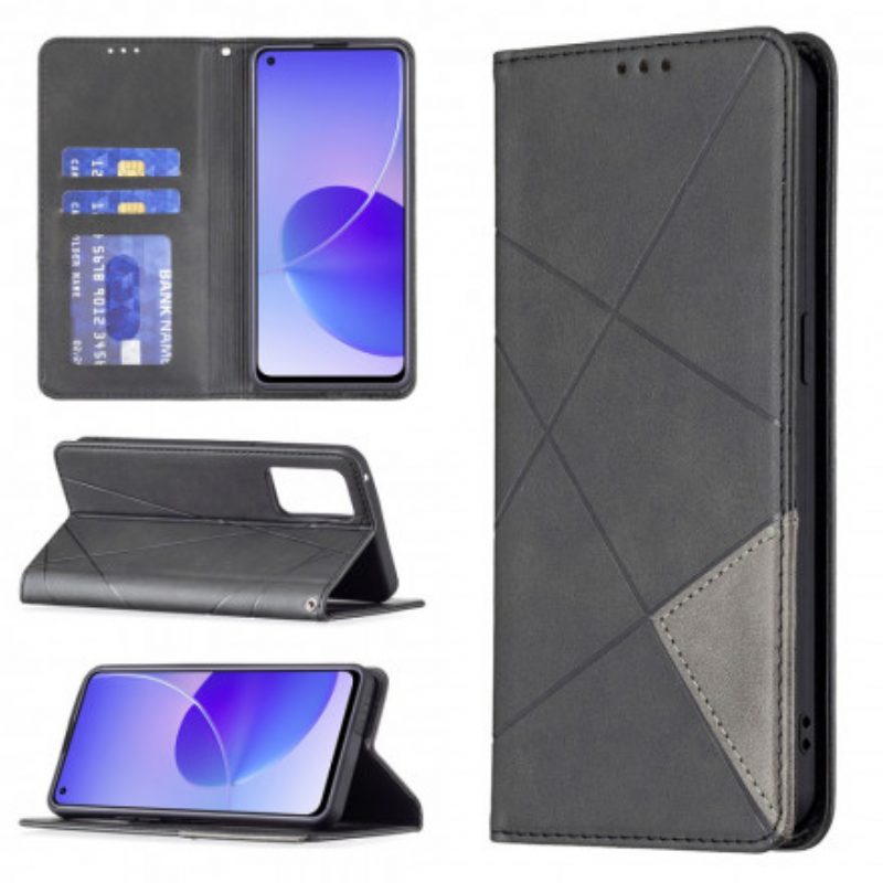 Folio Cover Oppo Reno 6 5G Custodia in pelle Stile D'artista