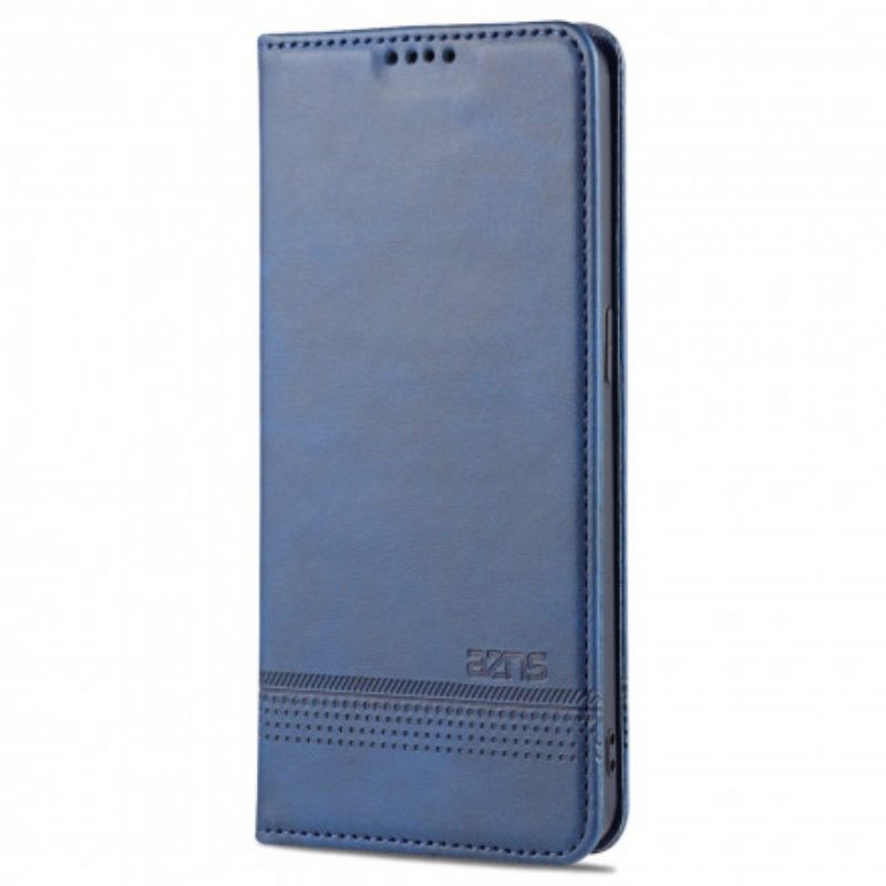 Folio Cover Oppo Reno 6 5G Custodia in pelle Stile In Pelle Azns