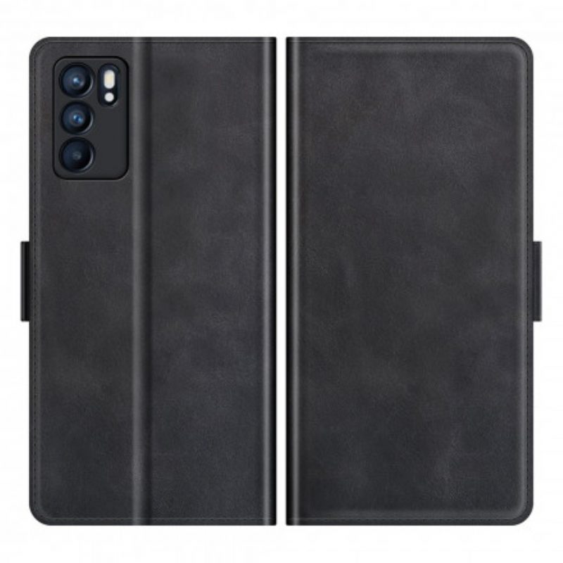 Folio Cover Oppo Reno 6 5G Doppia Chiusura