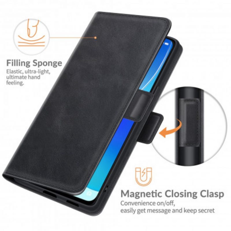 Folio Cover Oppo Reno 6 5G Doppia Chiusura