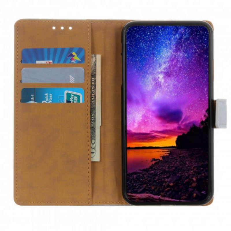 Folio Cover Oppo Reno 6 5G Ecopelle Tinta Unita