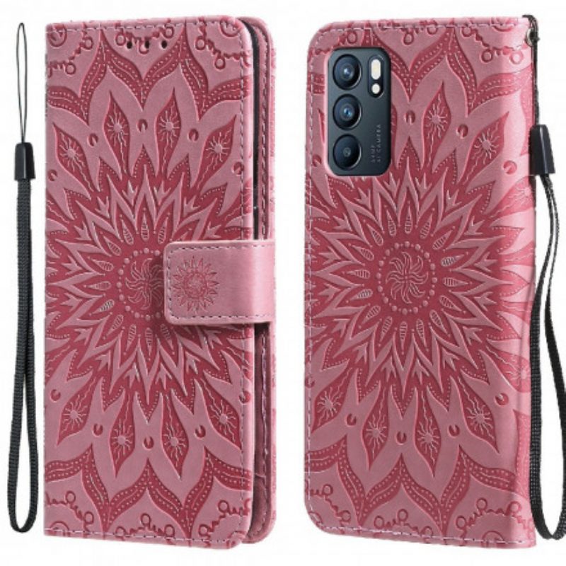 Folio Cover Oppo Reno 6 5G Fiore Del Sole