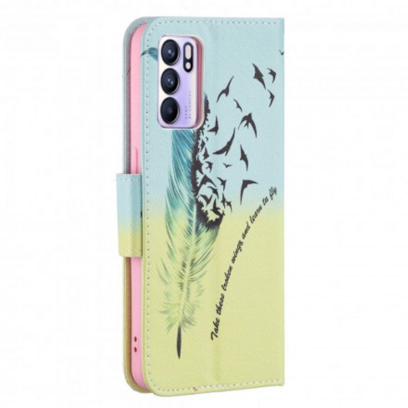 Folio Cover Oppo Reno 6 5G Impara A Volare