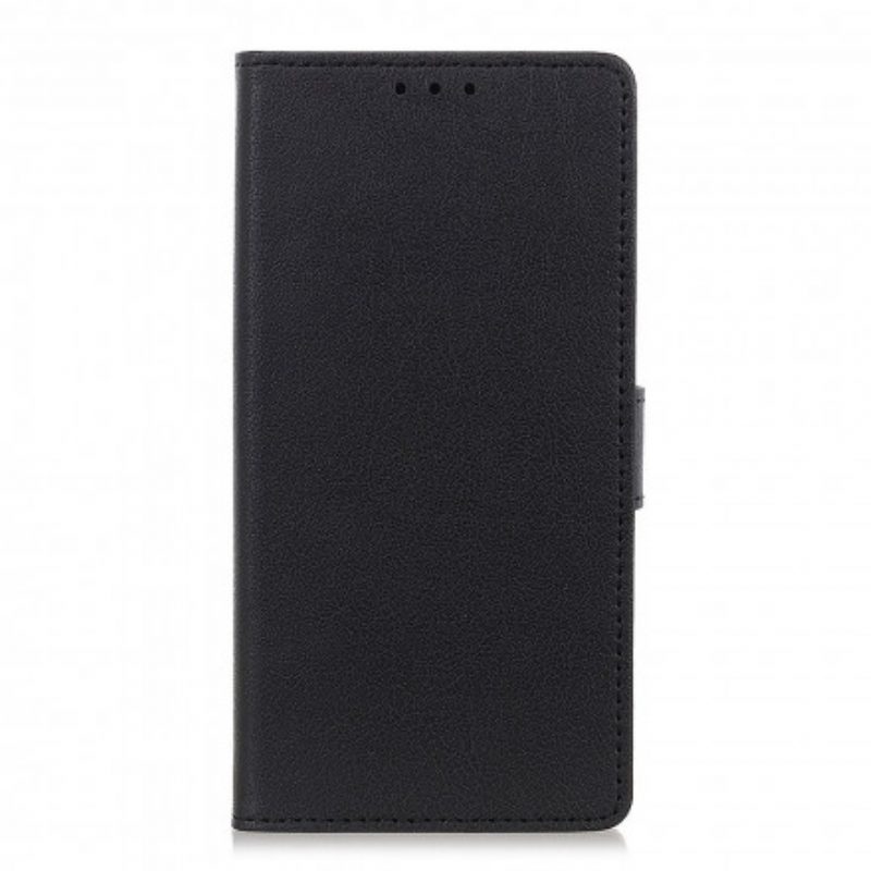 Folio Cover Oppo Reno 6 5G Semplice Classico Effetto Pelle