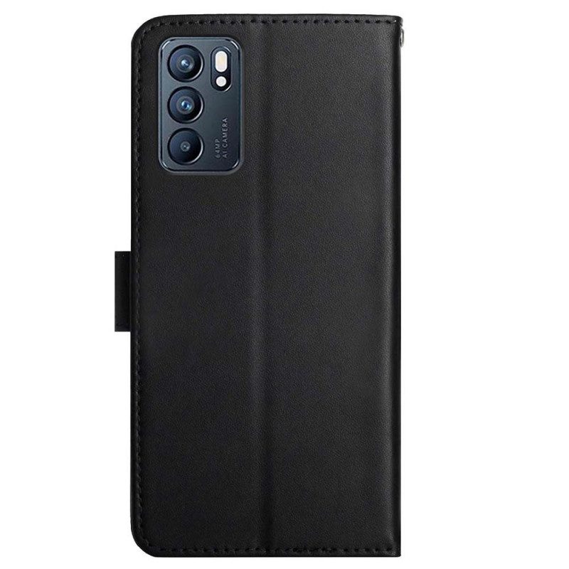 Folio Cover Oppo Reno 6 5G Vera Pelle Nappa