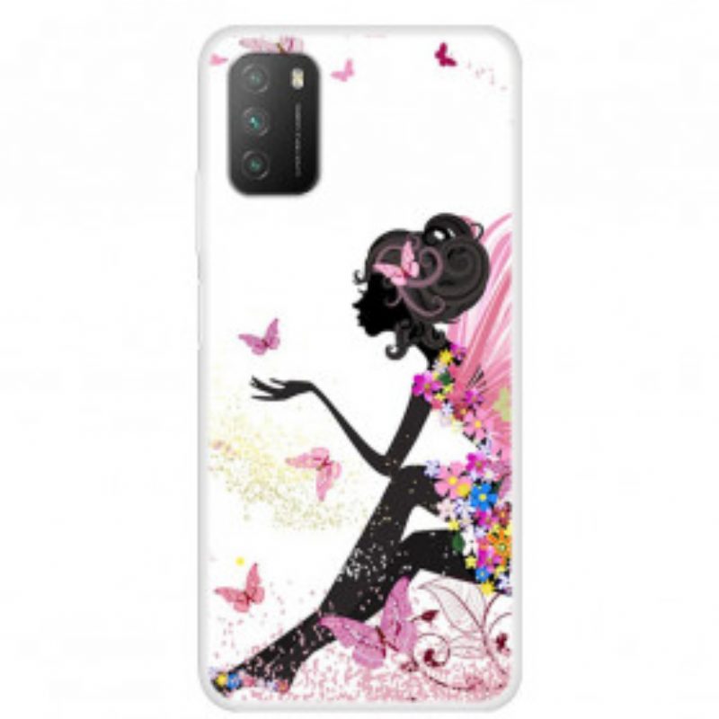 Cover Poco M3 Signora Farfalla