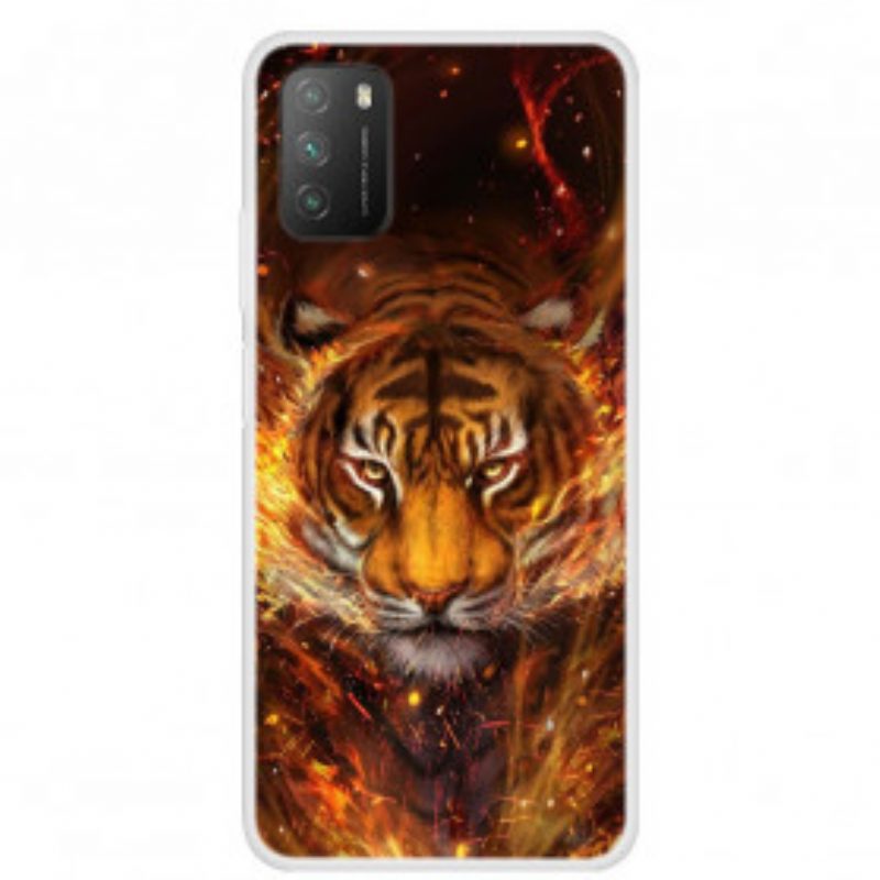 Cover Poco M3 Tigre Di Fuoco