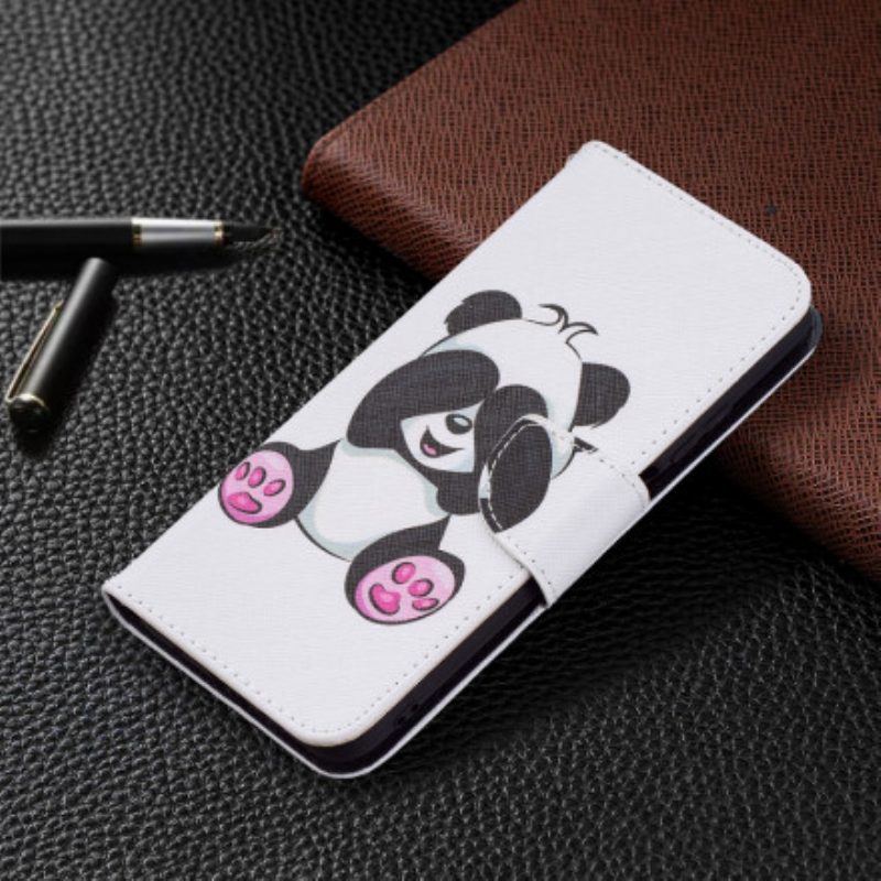 Custodia in pelle Poco M3 Divertimento Panda