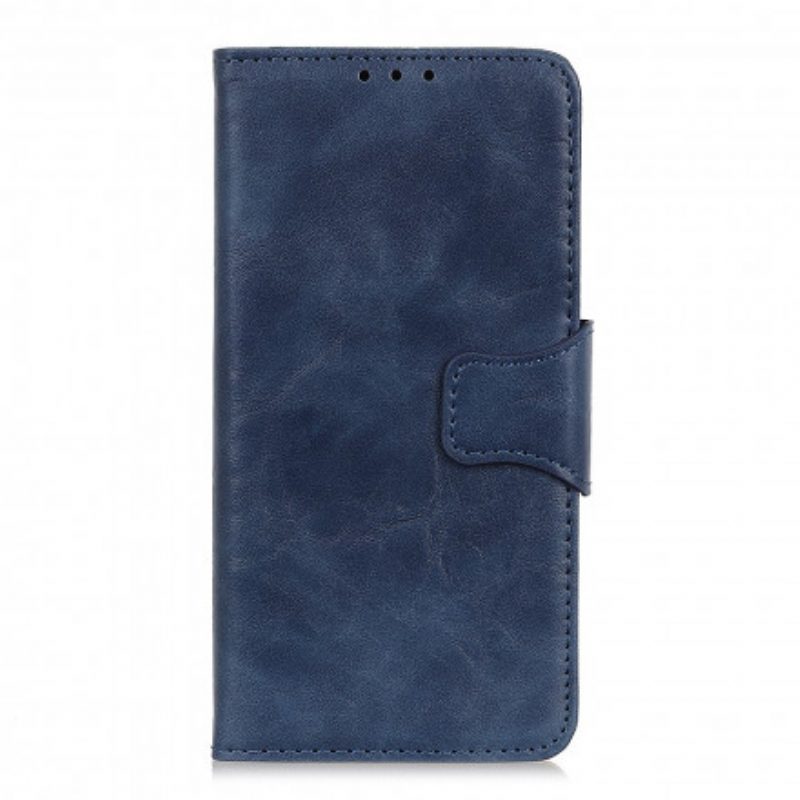 Custodia in pelle Poco M3 Folio Cover Texture Flap Magnetico