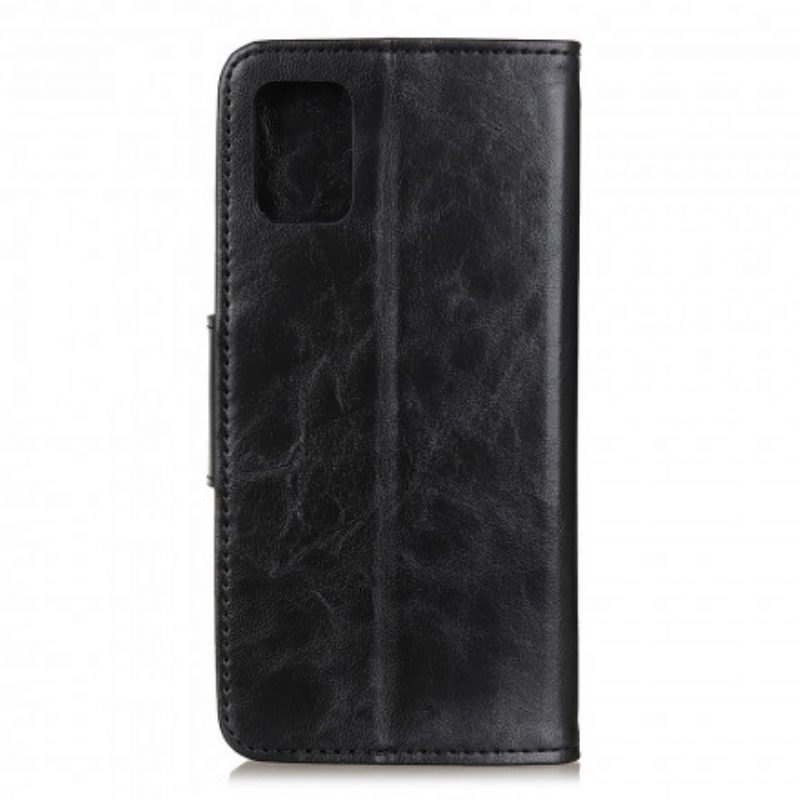 Custodia in pelle Poco M3 Folio Cover Texture Flap Magnetico