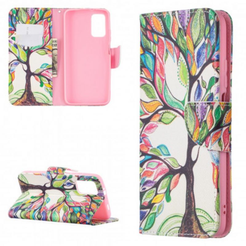 Folio Cover Poco M3 Albero Colorato