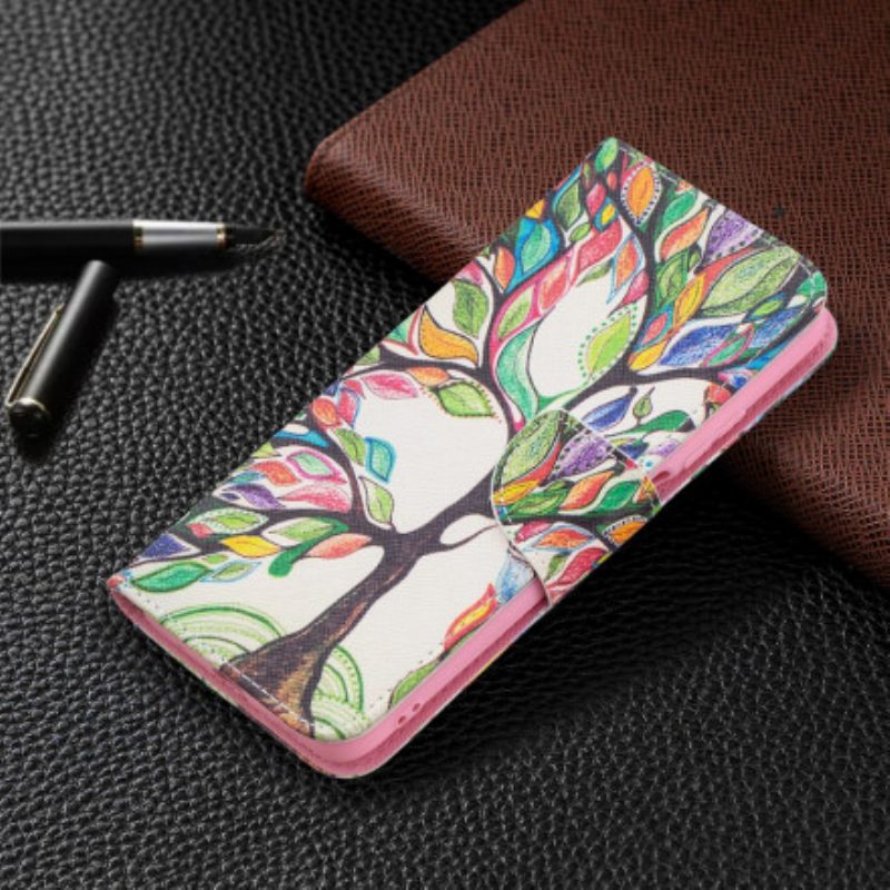 Folio Cover Poco M3 Albero Colorato