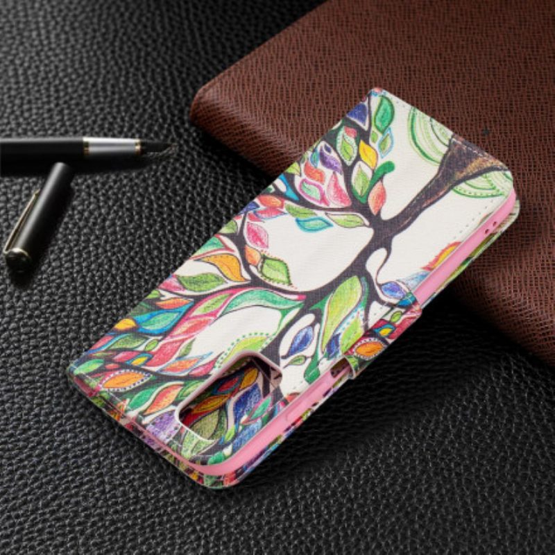 Folio Cover Poco M3 Albero Colorato