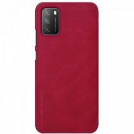 Folio Cover Poco M3 Custodia in pelle Serie Nillkin Qin