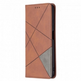 Folio Cover Poco M3 Custodia in pelle Stile D'artista