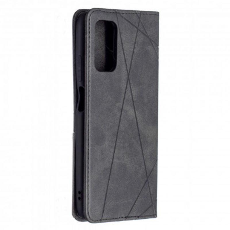 Folio Cover Poco M3 Custodia in pelle Stile D'artista