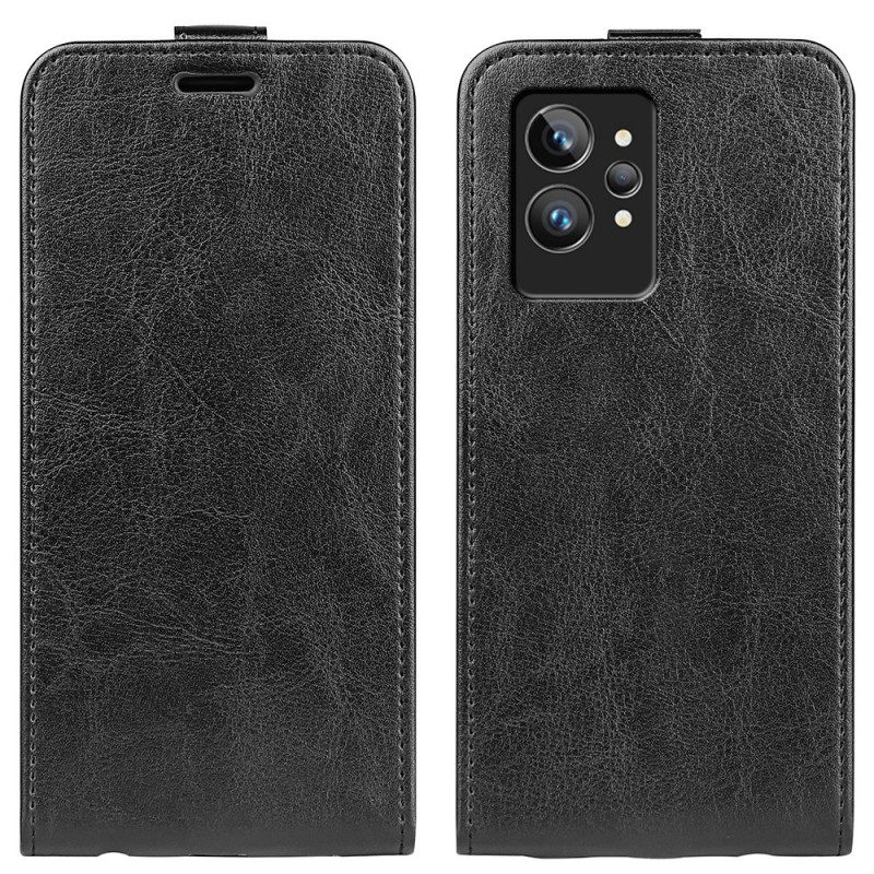 Custodia in pelle Realme GT2 Pro Folio Cover Aletta Verticale