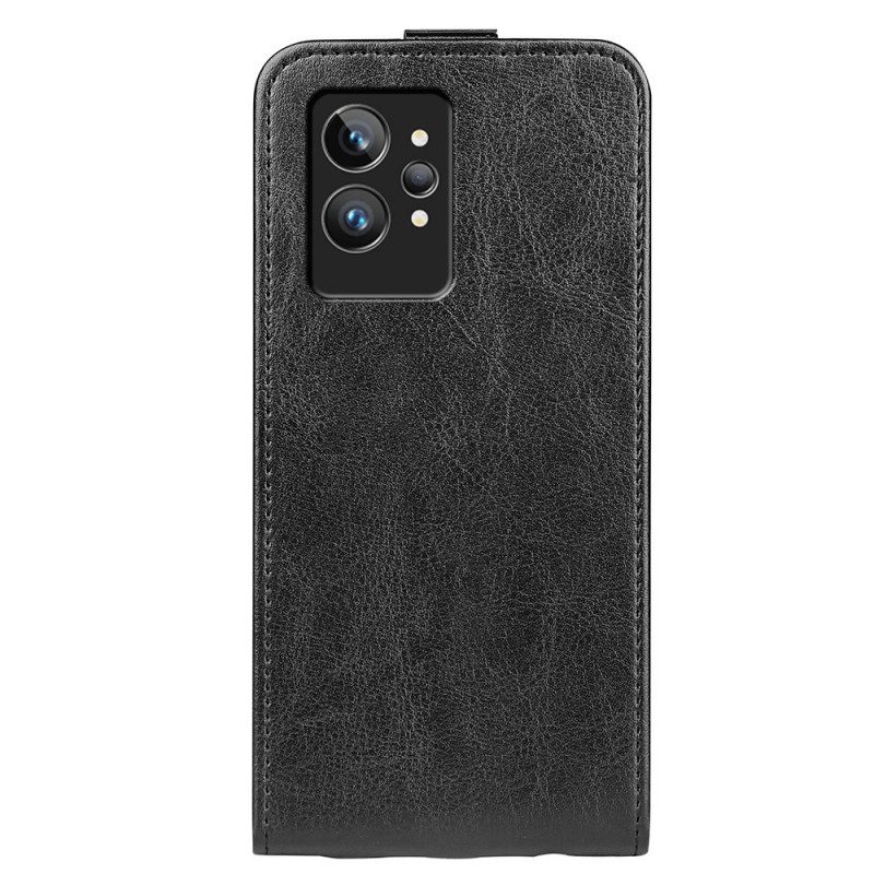 Custodia in pelle Realme GT2 Pro Folio Cover Aletta Verticale