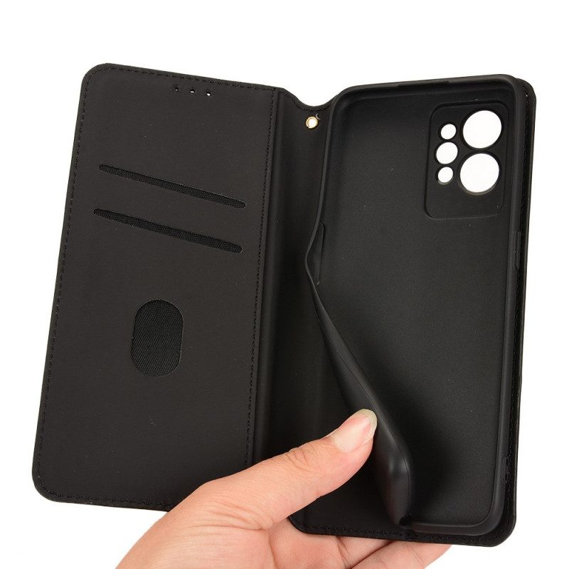 Folio Cover Realme GT2 Pro Custodia in pelle Effetto Pelle Cubo 3d