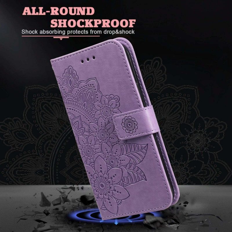 Folio Cover Realme GT2 Pro Mandala Strappy