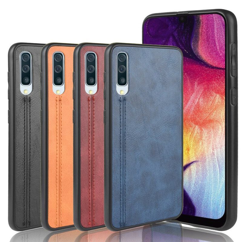 Cover Samsung Galaxy A50 Effetto Pelle Couture