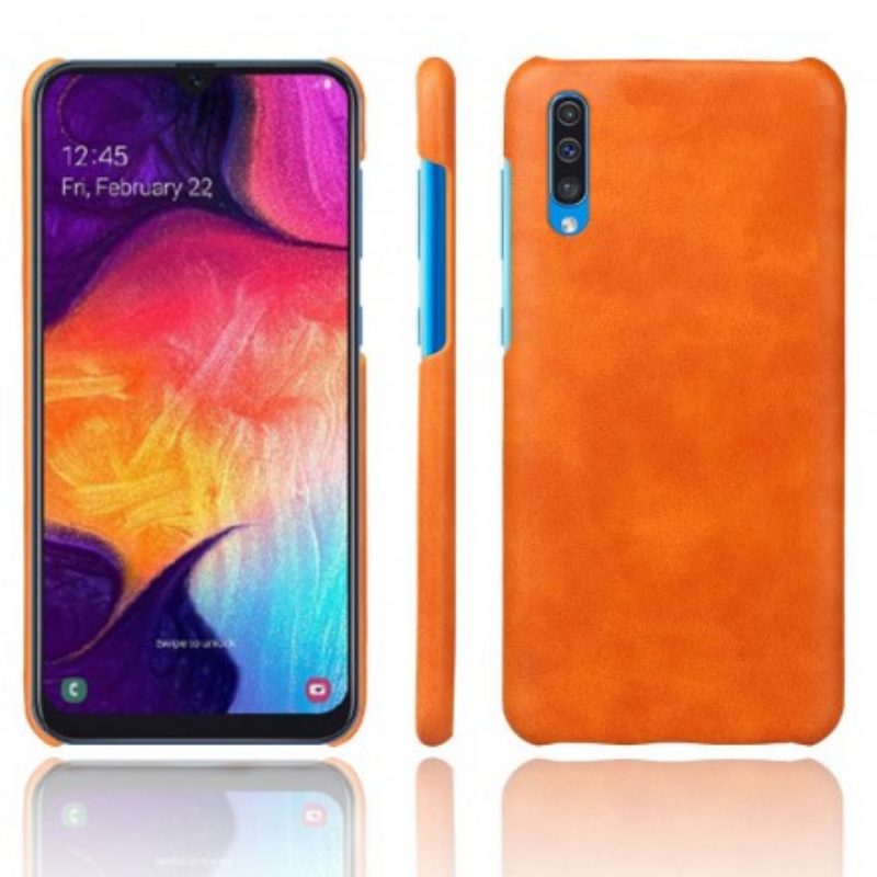 Cover Samsung Galaxy A50 Litchi Performance Effetto Pelle