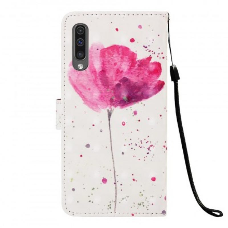 Cover Samsung Galaxy A50 Papavero Dell'acquerello